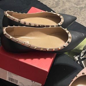 Valentino Stud Flats